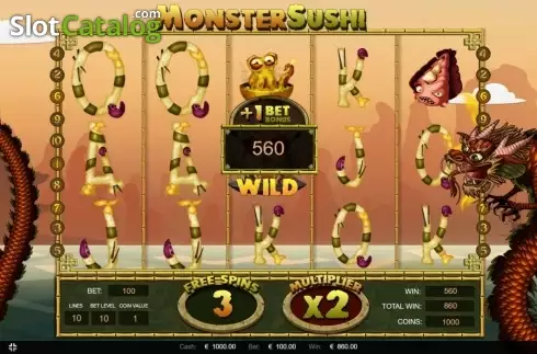 Скрин4. Monster Sushi слот