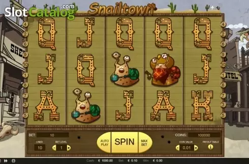 Скрин2. Snailtown слот
