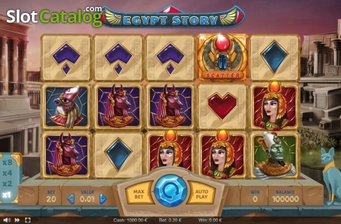 Скрин2. Egypt Story слот