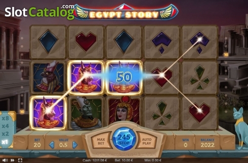Скрин3. Egypt Story слот