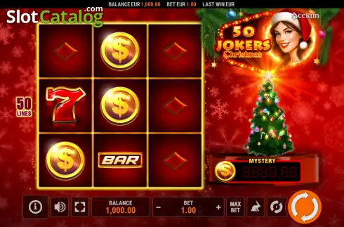Скрин2. 50 Jokers Christmas слот