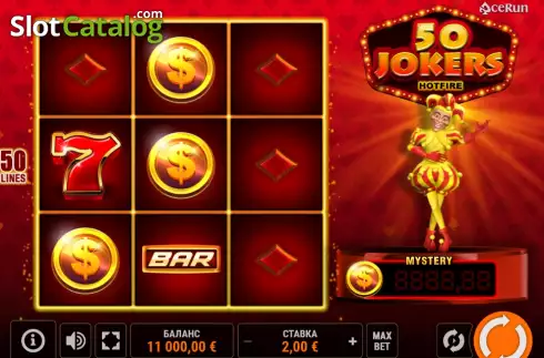 Скрин2. 50 Jokers Hotfire слот