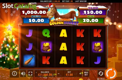 Скрин2. Golden Donkey XMAS слот
