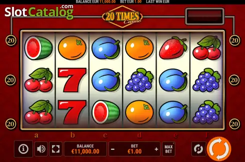 Скрин2. 20 Times Casino слот