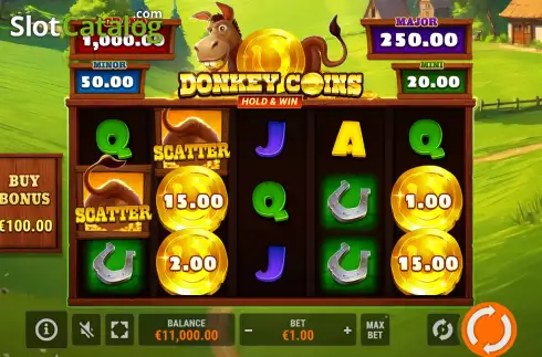 Скрин2. Donkey Coins Hold & Win слот