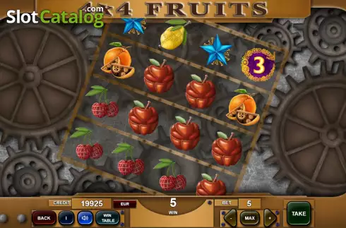 Скрин3. 4x4 Fruits слот
