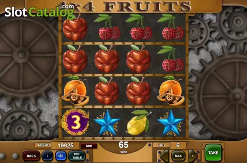Скрин4. 4x4 Fruits слот