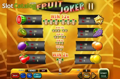 Скрин4. Fruit Joker II слот