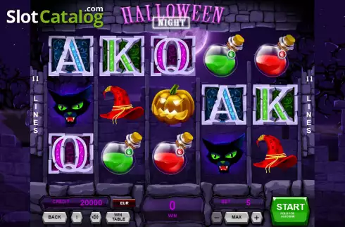 Скрин2. Halloween Night (Adell Games) слот