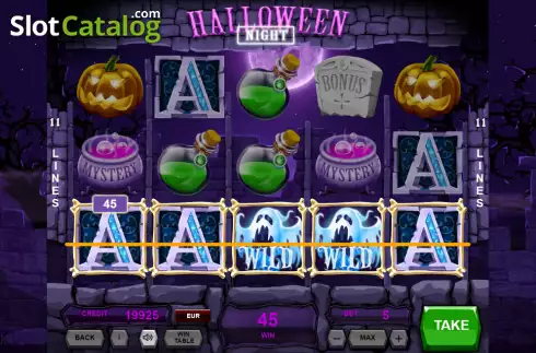 Скрин3. Halloween Night (Adell Games) слот