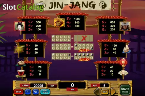 Скрин4. Jin-Jang слот