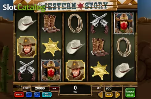 Скрин2. Western Story слот