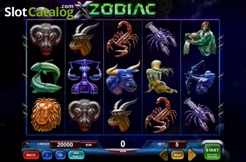 Скрин2. X Zodiac слот