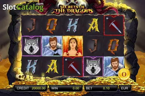 Скрин2. Secrets of The Dragons слот
