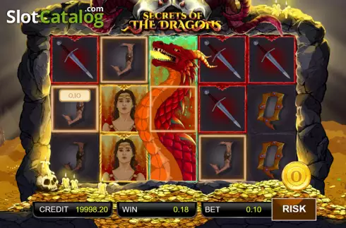 Скрин3. Secrets of The Dragons слот