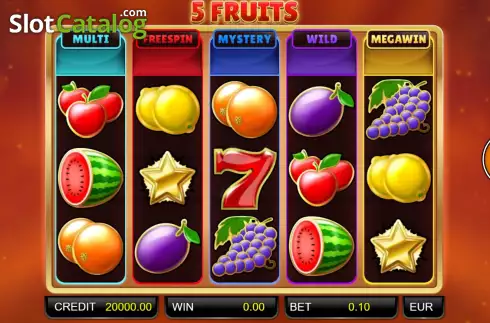 Скрин2. 5 Fruits слот