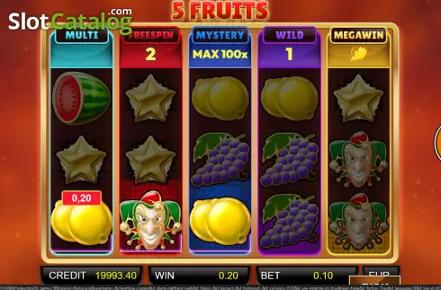 Скрин5. 5 Fruits слот