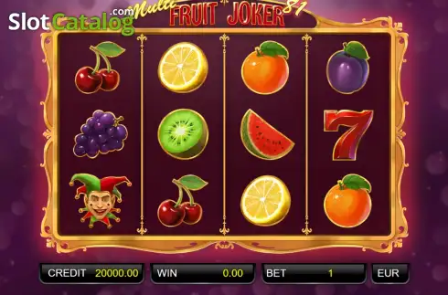 Скрин2. Multi Fruit Joker 81 слот