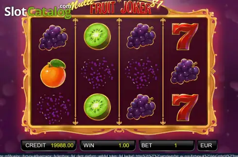 Скрин3. Multi Fruit Joker 81 слот
