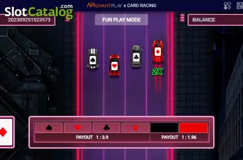 Скрин3. Card Racing слот