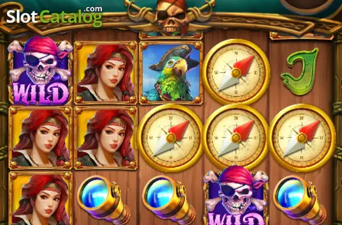 Скрин2. Pirate Treasure Hunt (Advant Play) слот