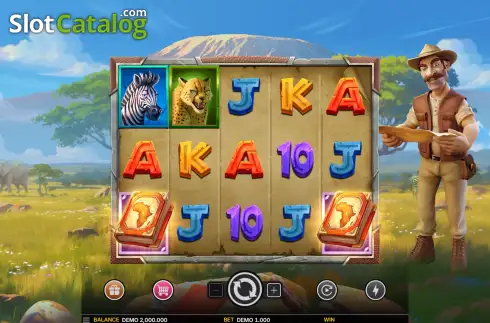 Скрин2. Book of Safari слот