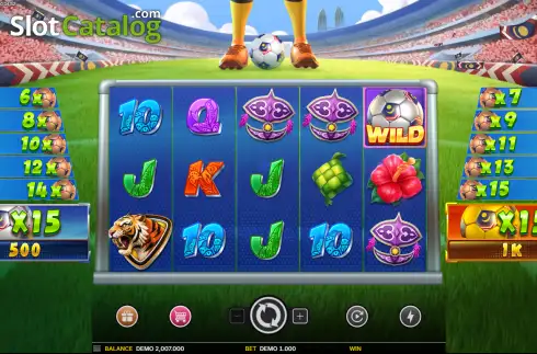 Скрин2. Merdeka Football слот