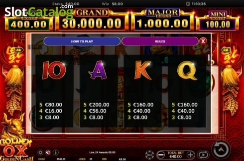 Скрин6. Golden Ox (Ainsworth) слот