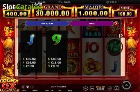 Скрин7. Golden Ox (Ainsworth) слот
