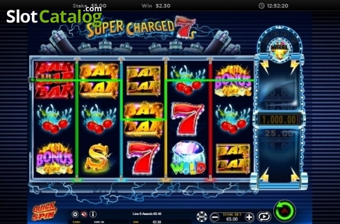 Скрин3. Super Charged 7s слот