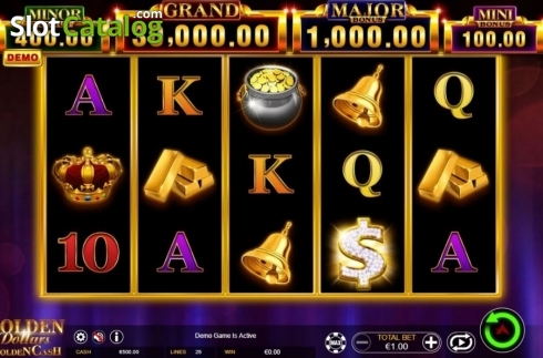 Скрин2. Golden Dollars Golden Cash слот