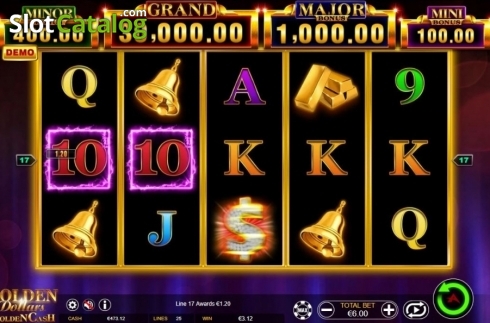Скрин3. Golden Dollars Golden Cash слот