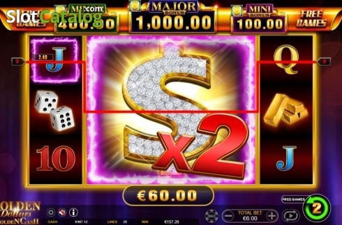 Скрин6. Golden Dollars Golden Cash слот