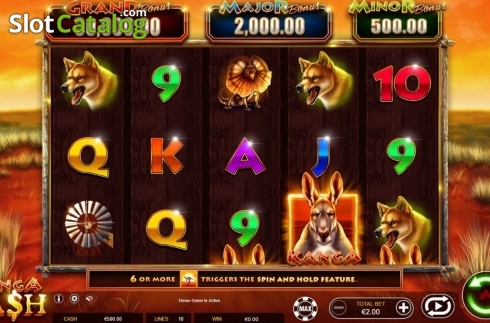 Скрин2. Kanga Cash (Ainsworth) слот