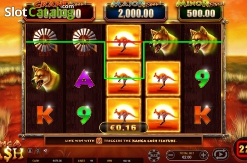 Скрин4. Kanga Cash (Ainsworth) слот