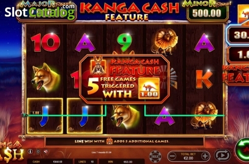 Скрин9. Kanga Cash (Ainsworth) слот