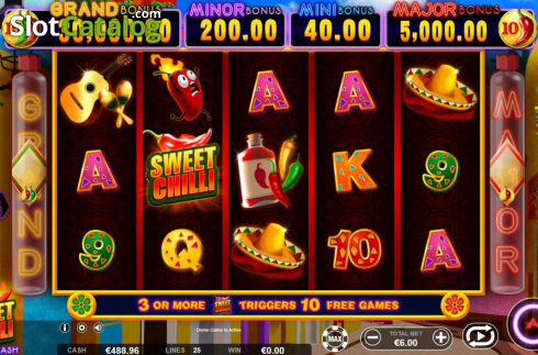 Скрин2. Sweet Chilli: Electric Cash слот