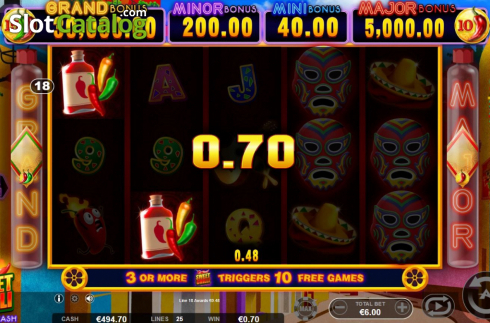 Скрин3. Sweet Chilli: Electric Cash слот