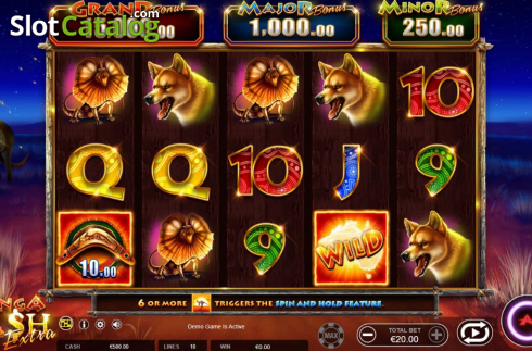 Скрин2. Kanga Cash Extra слот