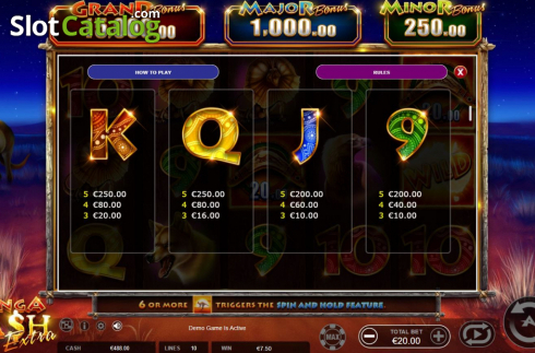 Скрин9. Kanga Cash Extra слот