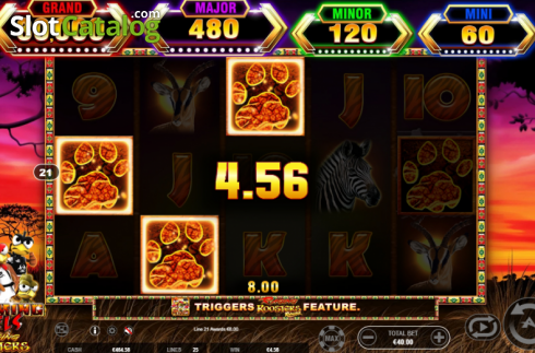Скрин4. Roaming Reels Raging Roosters слот