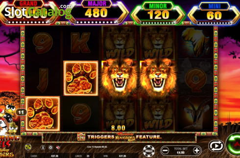 Скрин5. Roaming Reels Raging Roosters слот