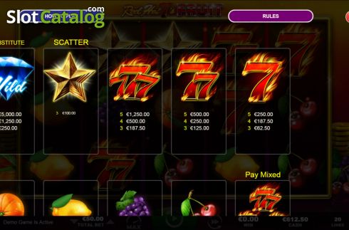 Скрин7. Reel Hot 7's Fruit слот