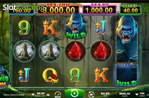 Скрин2. Congo King Quad Shot слот