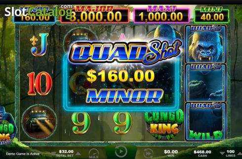 Скрин3. Congo King Quad Shot слот