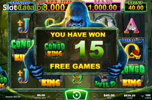 Скрин4. Congo King Quad Shot слот