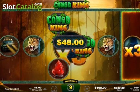 Скрин5. Congo King Quad Shot слот