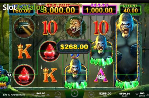 Скрин8. Congo King Quad Shot слот