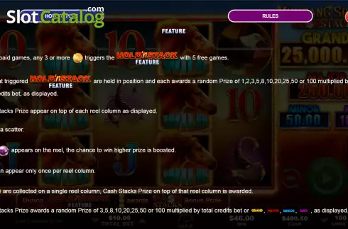 Скрин5. Mustang Spirit Cash Stacks слот