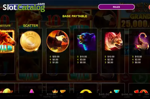 Скрин6. Mustang Spirit Cash Stacks слот